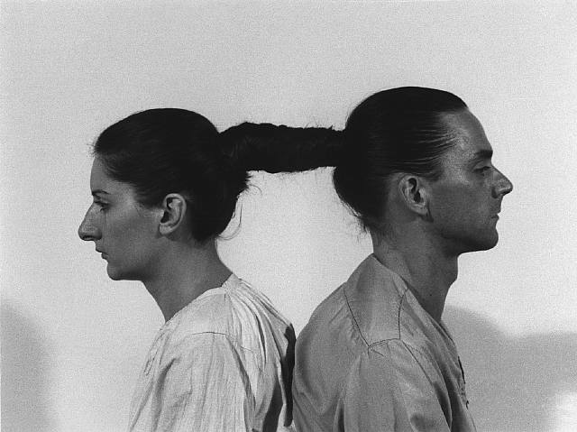 Marina Abramovic' and Ulay Relation in Time Originally performed at 1977